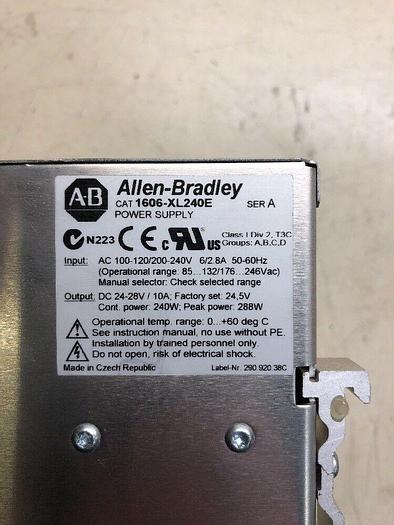 Used ALLEN-BRADLEY 1606-XL240E