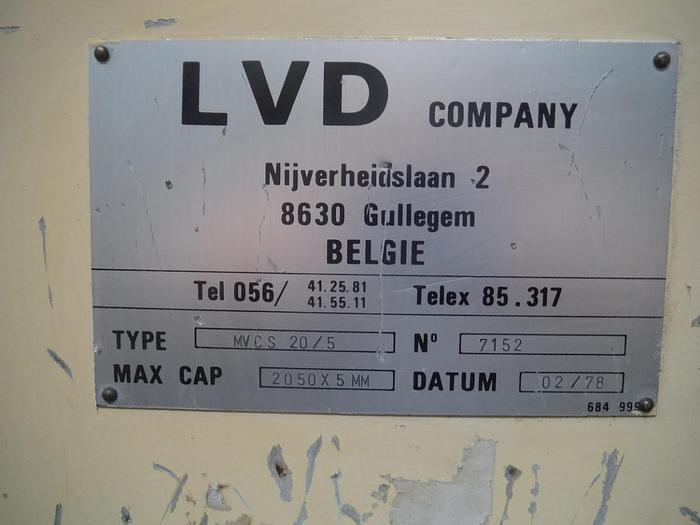 D'occasion PLAATSCHAAR LVD MVCS 20/5