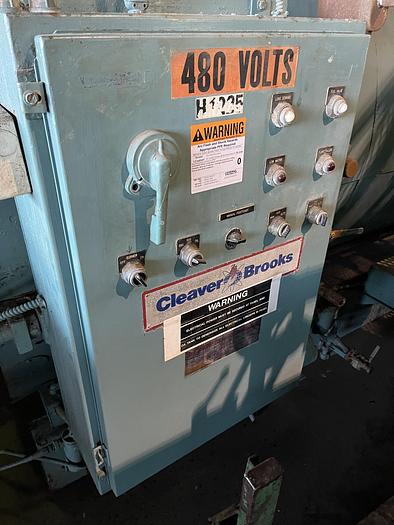 Used 1990 Cleaver Brooks  CB200-200 200 HP Steam boiler 150 PSI