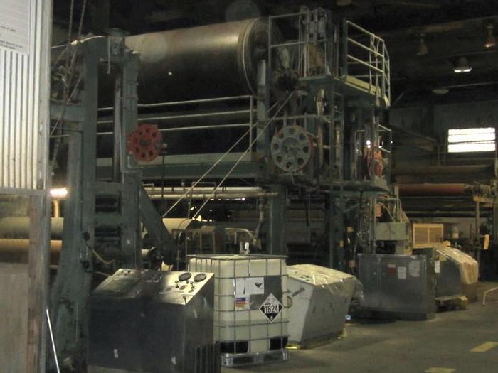 Used 148" (3.76M) FOURDRINIER PAPER MACHINE FLUTING MEDIUM
