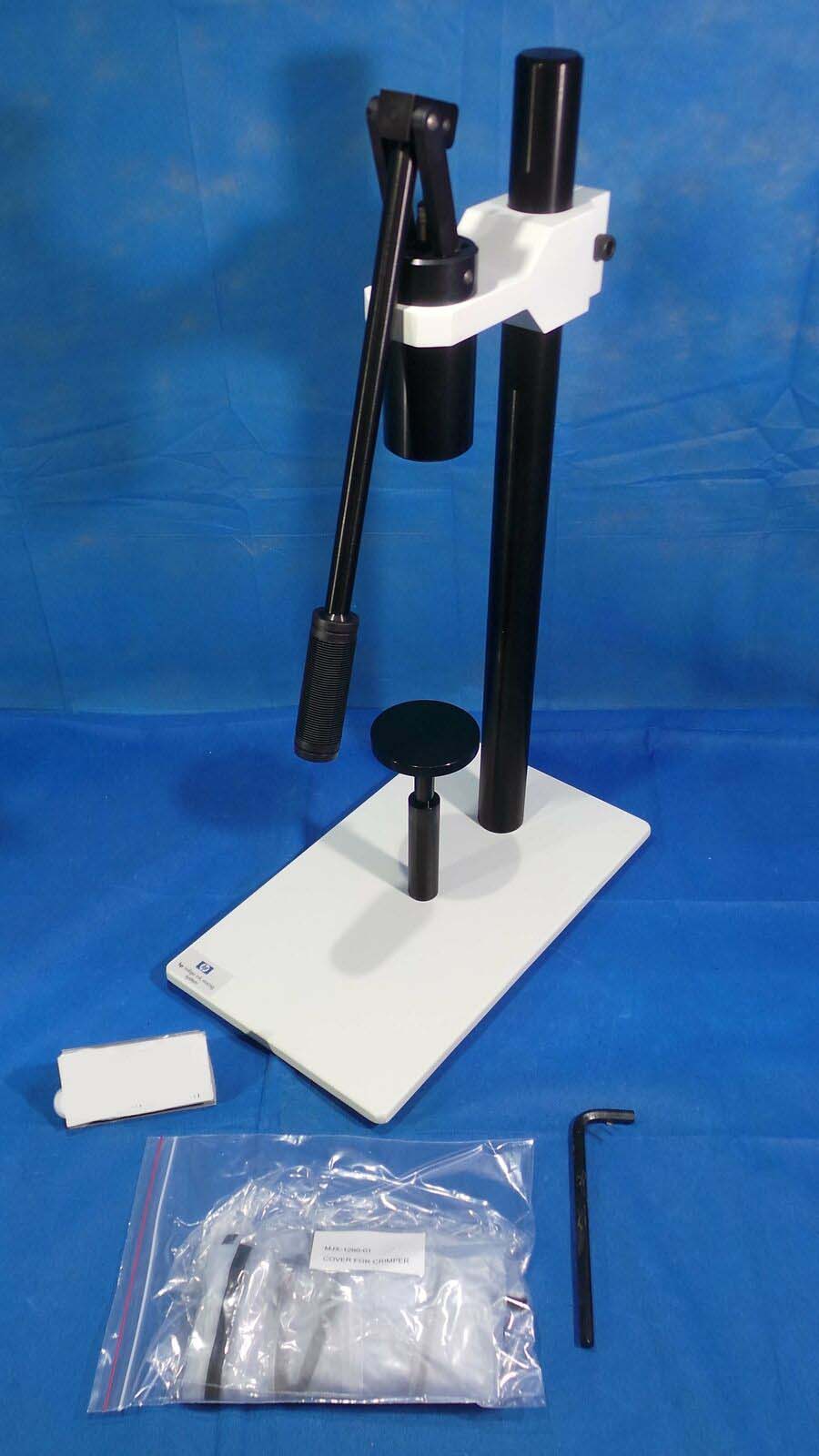 Used HP Indigo MJX-1099-52 Can Crimper, MJX-1099-52 / Ink Mixing System / With Cover MJX-1260-02and A-Key /