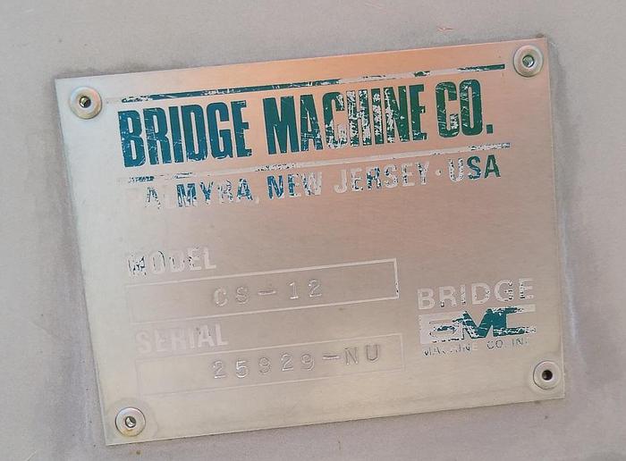 Used Bridge Cross Tenderizer; Md#CS-12