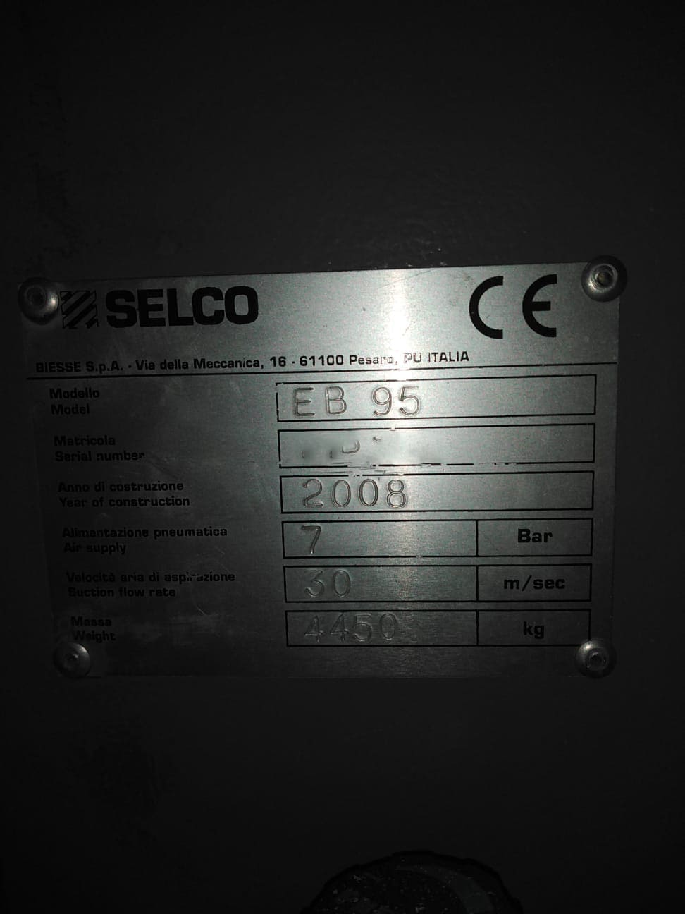 Used Selco EB 95 - 2007