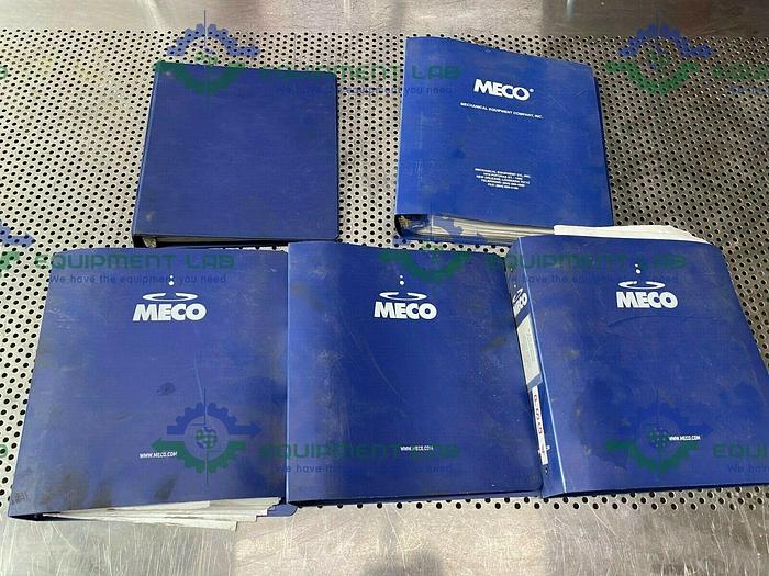 Used Meco  Vertical Shell & Straight Tube Heat Exchanger 125 PSIG w/ SS Frame & Gauges