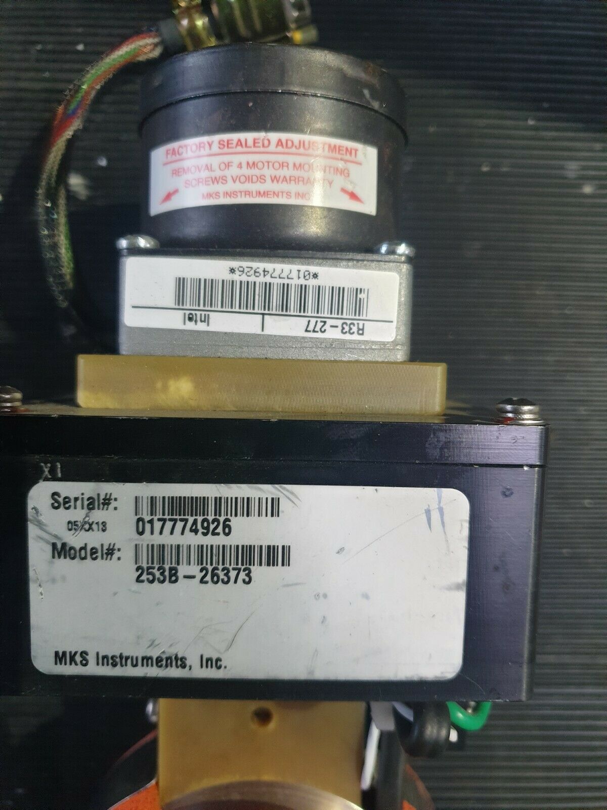 Used MKS INSTRUMENTS 253B-26373 Exhaust Throttle Valve with Heater Jacket (rbd2.1b1)