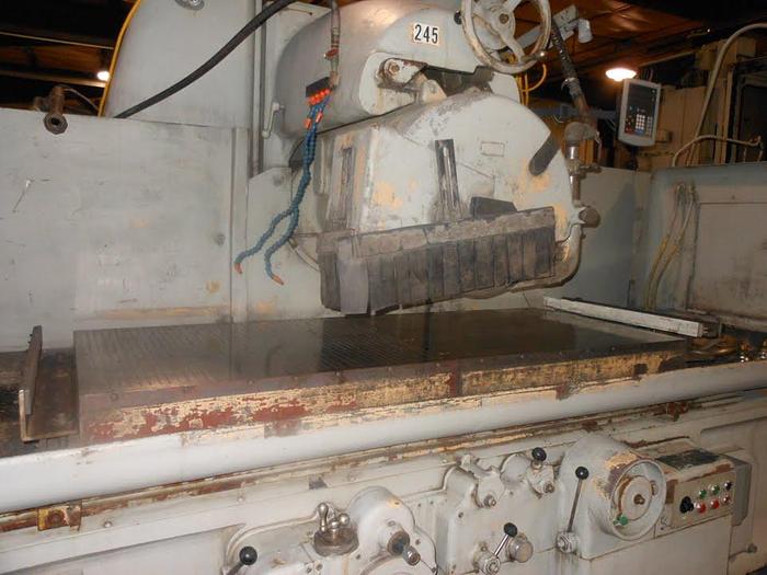 Used 1965 Mattison Hydraulic Surface Grinder, 30" x 80', 30hp