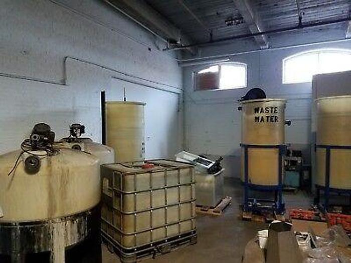 Used Waste Treatment System Metal Solids cleans water Reuse Clear Water Green Process