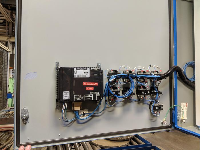 Used 2012 FANUC M710iC/50 6 AXIS ROBOT WITH IR VISION AND R30iA CONTROLLER.