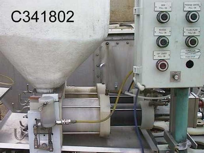 Used Filler, Cup, Akra-pak, Mdl OSF64B, Lidder, Food Grade, #C334802
