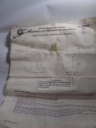 NORD GEAR CORP 12080 56C2.0 NEW