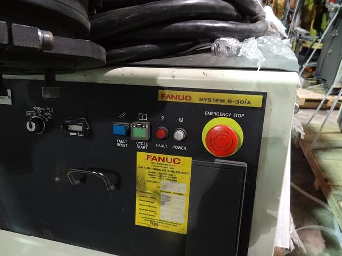 Used FANUC R2000iB/185L 6 AXIS CNC ROBOT WITH R30iA CONTROLLER 185 KG X 3060 MM H-REACH