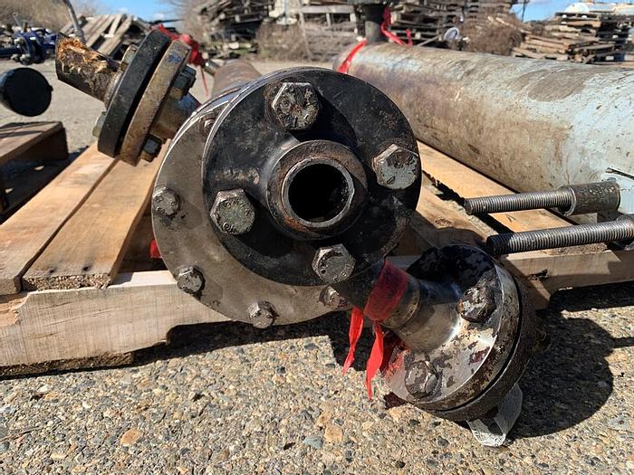 Used Heat Exchanger, Shell & Tube, 50 SF, S/st, 200 PSI, 600 deg #S743643