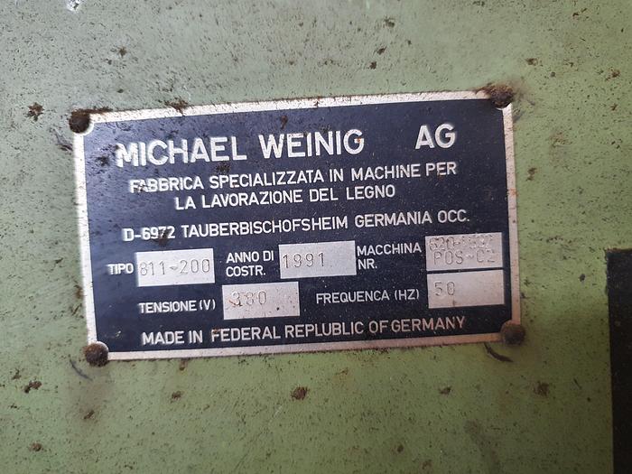 Used Weinig T&G production Linea produzione perline  Hydromat Super 30 B