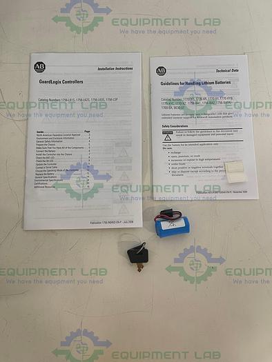 Allen Bradley 1756-L61S Ser. B Logix Pac GuardLogix 5561S Processor F/W Rev 1.9