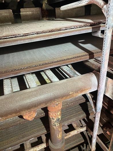 Used Casa Herrera & EFM (Elelctra Food Machinery) COBPC17120 (oven) / FBCO Cooling Conveyor Corn Tortilla Line, Oven, Cooling Convery & Components