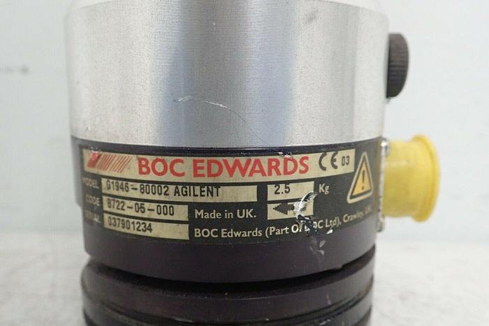 Used BOC Edwards B722-05-000 Agilent G1946-80002 Turbomolecular Vacuum Pump