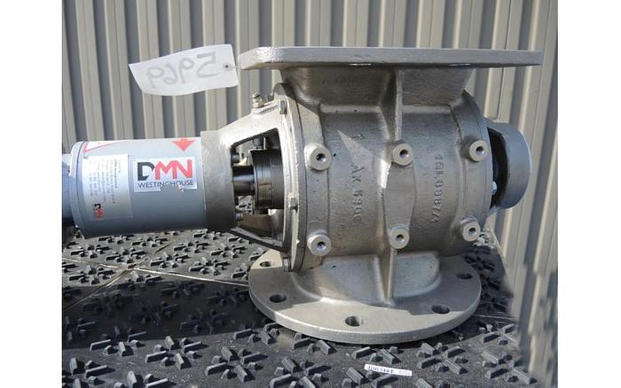 Used USED ROTARY AIR LOCK VALVE, SIZE: 8" X 8", DMN WESTINGHOUSE