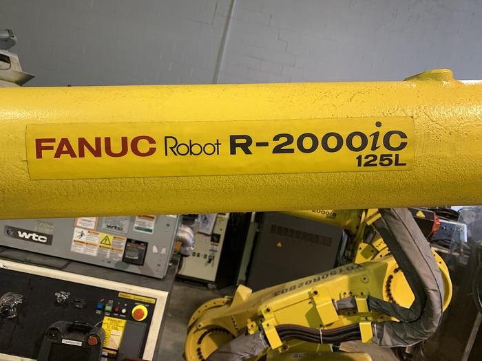 Used FANUC R2000iC/125L 6 AXIS CNC ROBOT WITH R30iB CONTROLLER, IR VISION, 125KG X 3,100 MM H REACH