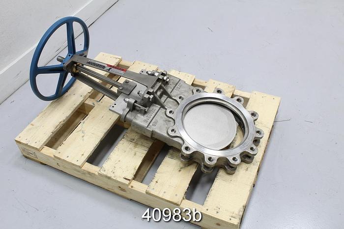 Unused Dezurik 10" Hand Operated Knife Gate Valve #40983
