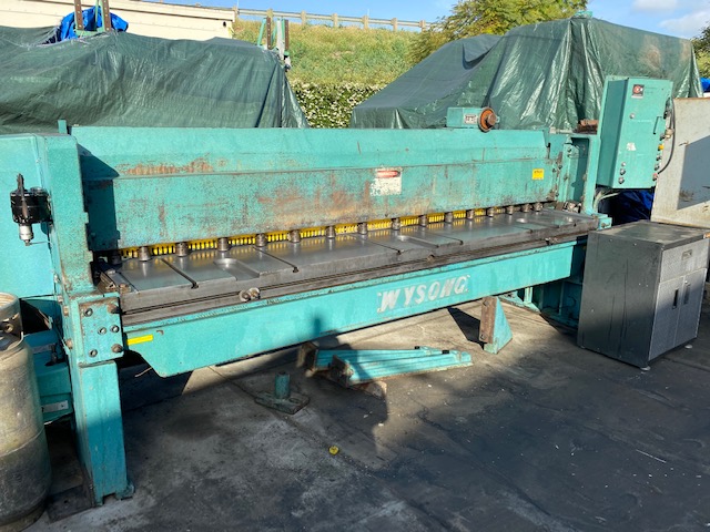 Used 10' X 10GA WYSONG 1010 MECHANICAL SHEAR #5686