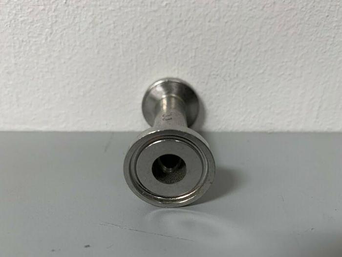 Used Lot of 7 - Stainless Steel 2" Tube w/ 1/2" Sanitary Fittings