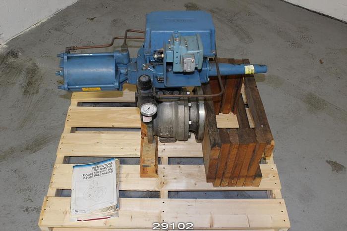 Unused Dezurik S6927350 6" Control V-Ball Valve #29102