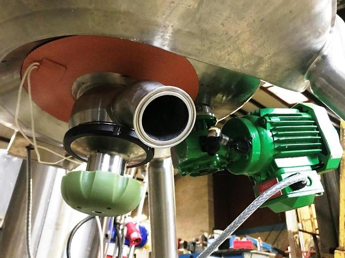 Used Process tank with 100 liter volume