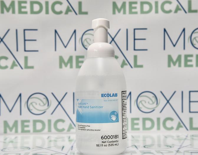Healthcare Ecolab 6000181 Ecolab QuikCare Foam Hand Disinfectant Bottles, 12/CS