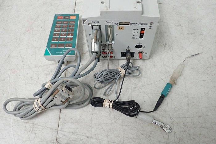 Used Brinkmann Metrohm 716 DMS Titrino with Keyboard and Extras
