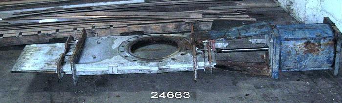 Used 16" Through Gate Valve, Air Operated #24663