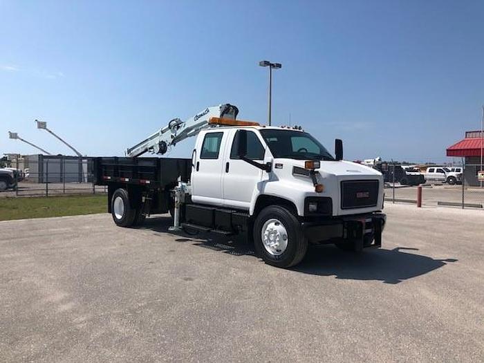 Used 2008 GMC 7500 Crew Cab Dump Bed 9,590 lb Knuckle Boom - C08711