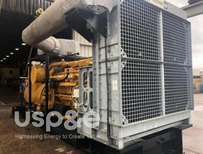 Used 3 MW 2013 New Caterpillar 3516C Diesel Generator Sets