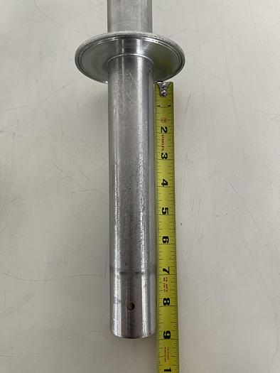 Used Detachable Stainless Steel 15" Spray Ball w/ 1 1/2" Sanitary Fittings