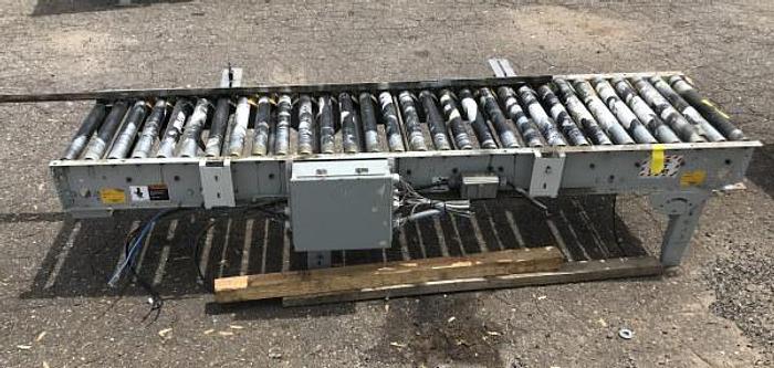 Used 24" x 8'-6" LONG POWERED ROLLER CONVEYOR