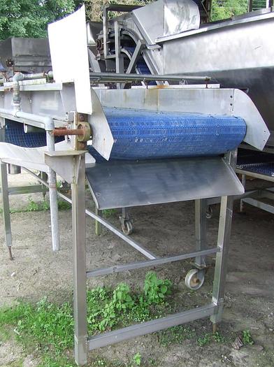 Used Schładzalnik z przenośnikiem po blanszowaniu - nierdzewny