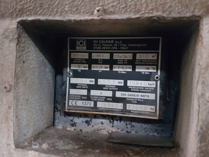Used Steam Boiler ICI  2006