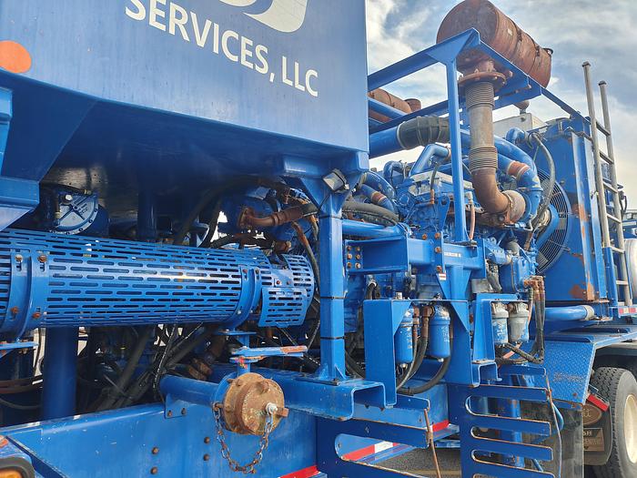 Used 2014 Cement Double Pump Trailer, BJ