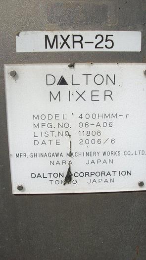 Used Mixer, Dough, Dalton, Bowl, S/st, Shinagawa, 7.5 HP, Dumper, #S741523
