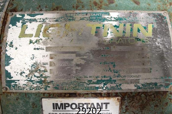 Used Lightnin 25VQ Agitator Side Mount #29202