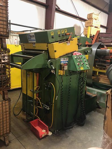 Used 30" X .050 x 12,000 LB DALLAS SERVO FEED LINE W/UPENDER & COIL CAR