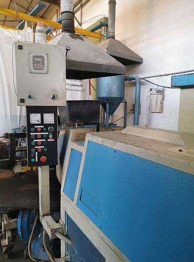 Used AMUT TWIN SCREW EXTRUDER N.2×120 mm