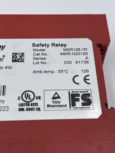 Used Allen-Bradley 440R-N23120 SerA