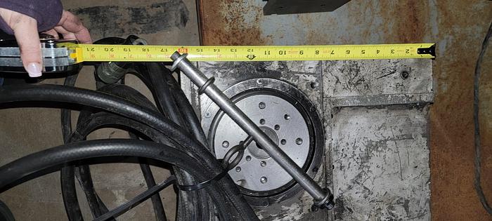 Used MMK MATSUMOTO 4th Axis ROTARY TABLE INDEXER, MDE 150R-31 6" diameter 17 &7pin connectors(300)