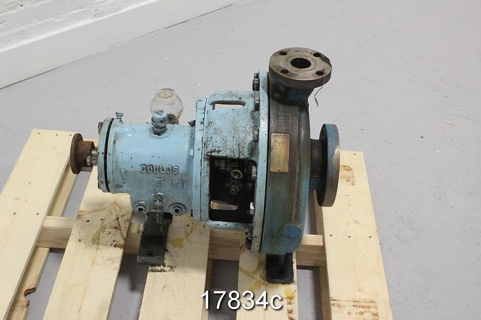 Used Goulds 3196 Pump, 1.5X3X13, Stainless Steel Casing, 12" Impeller Diameter #17834