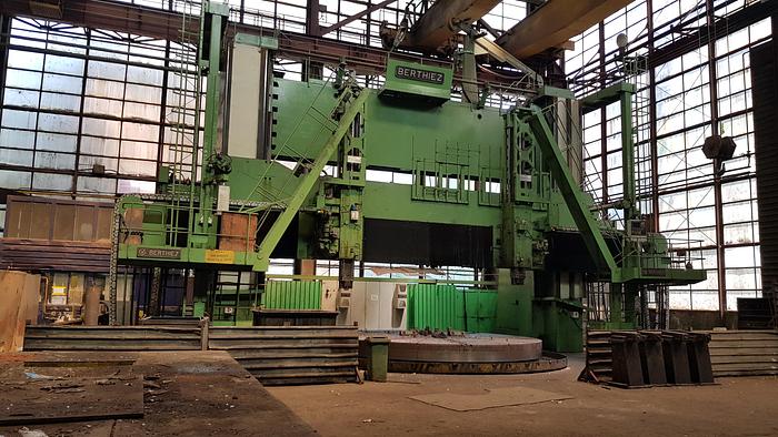 Used Double Column vertical turning lathe BERTHIEZ TDM 630 - 315 with C axis and milling