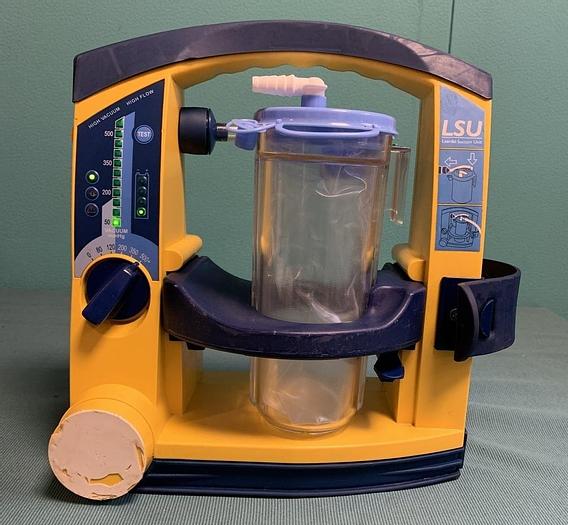 Gebraucht LSU Absauggerät Laerdal Suction Unit + Kanister, Vakuumschlauch, Batterie