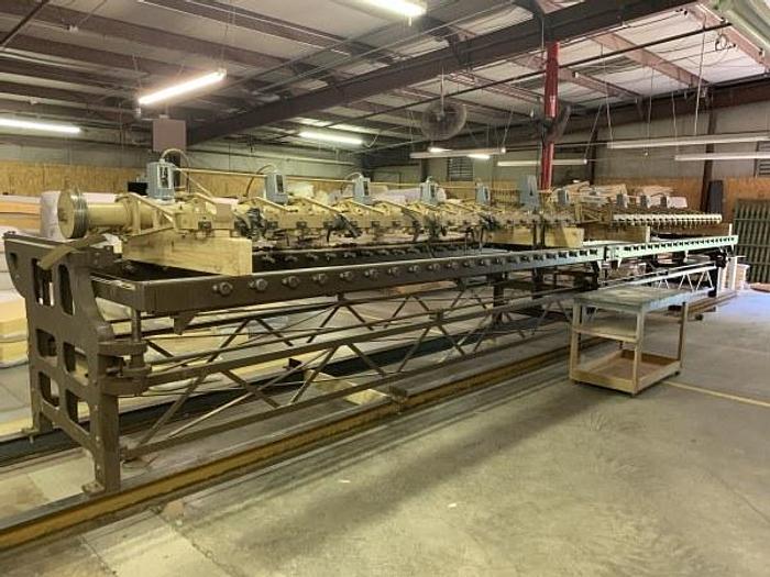 Used MASTER-CARVER MC-4008, 40-SPINDLE CARVING MACHINES WITH (2) THERMWOOD CARVER ROBOTS SYSTEMS