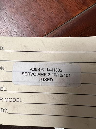 Used USED-FANUC A06B-6114-H302 SERIES D SERVO AMPLIFIER