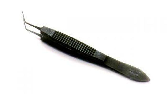 Used Forceps Suture Tying Kelman McPherson Angled Black OSBORN & SIMMONS OS36