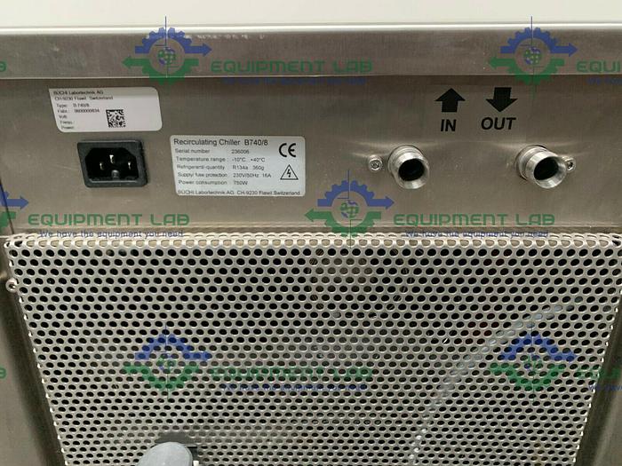 Used Buchi B-740 Recirulating Chiller, Temperature Range of -10°C to +40°C, 230V